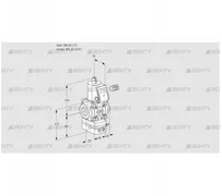 VAD125/20R/NW-100A (88012032) Газовый клапан с регулятором давления Kromschroder