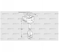 IBHS100Z01A/40A3DR10 (88300649) Дроссельная заслонка Kromschroder