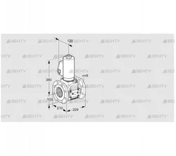 VAS8T100A05NQSLE/PP/PP (88206828) Газовый клапан Kromschroder