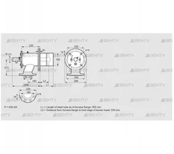 ZIO 165RM-350/335-(26)D (84246248) Газовая горелка Kromschroder