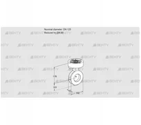 BVAF125/80Z05 (88300041) Дроссельная заслонка Kromschroder