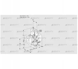 VAG240F/NWAE (88016125) Газовый клапан с регулятором соотношения Kromschroder