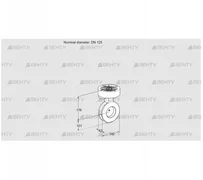 BVAF125Z05 (88300027) Дроссельная заслонка Kromschroder