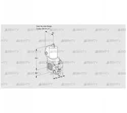 VAS3T-/50N/NWSL (88014277) Газовый клапан Kromschroder