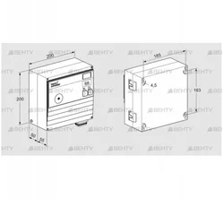 BCU460T-3/1LR3-D3B1/1E1 (88613809) Блок управления горением Kromschroder