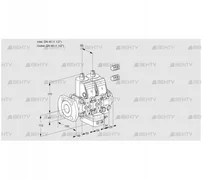 VCH2E40F/40R05NHEVWR3/PPPP/PPPP (88101886) Клапан с регулятором расхода Kromschroder