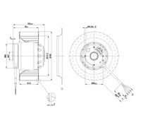 Центробежный вентилятор ebmpapst R2D160AF2827