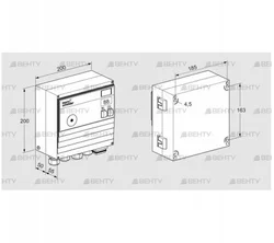 BCU460-3/1LR8GBB1/1 (88610315) Блок управления горением Kromschroder