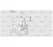 VCG3E50F/50R05LGEWR3/PPPP/PPPP (88105155) Клапан с регулятором соотношения Kromschroder