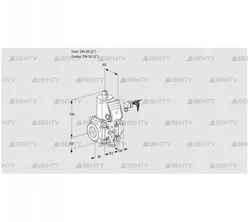 VAS350R/NK (88014040) Газовый клапан Kromschroder