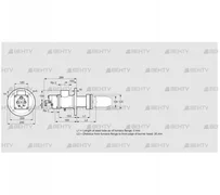 BIC 100HM-0/35-(67)E (84033212) Газовая горелка Kromschroder